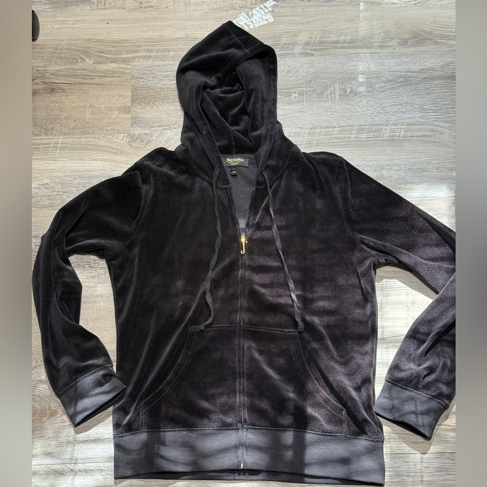 Juicy Couture Black Zip-Up Hoodie